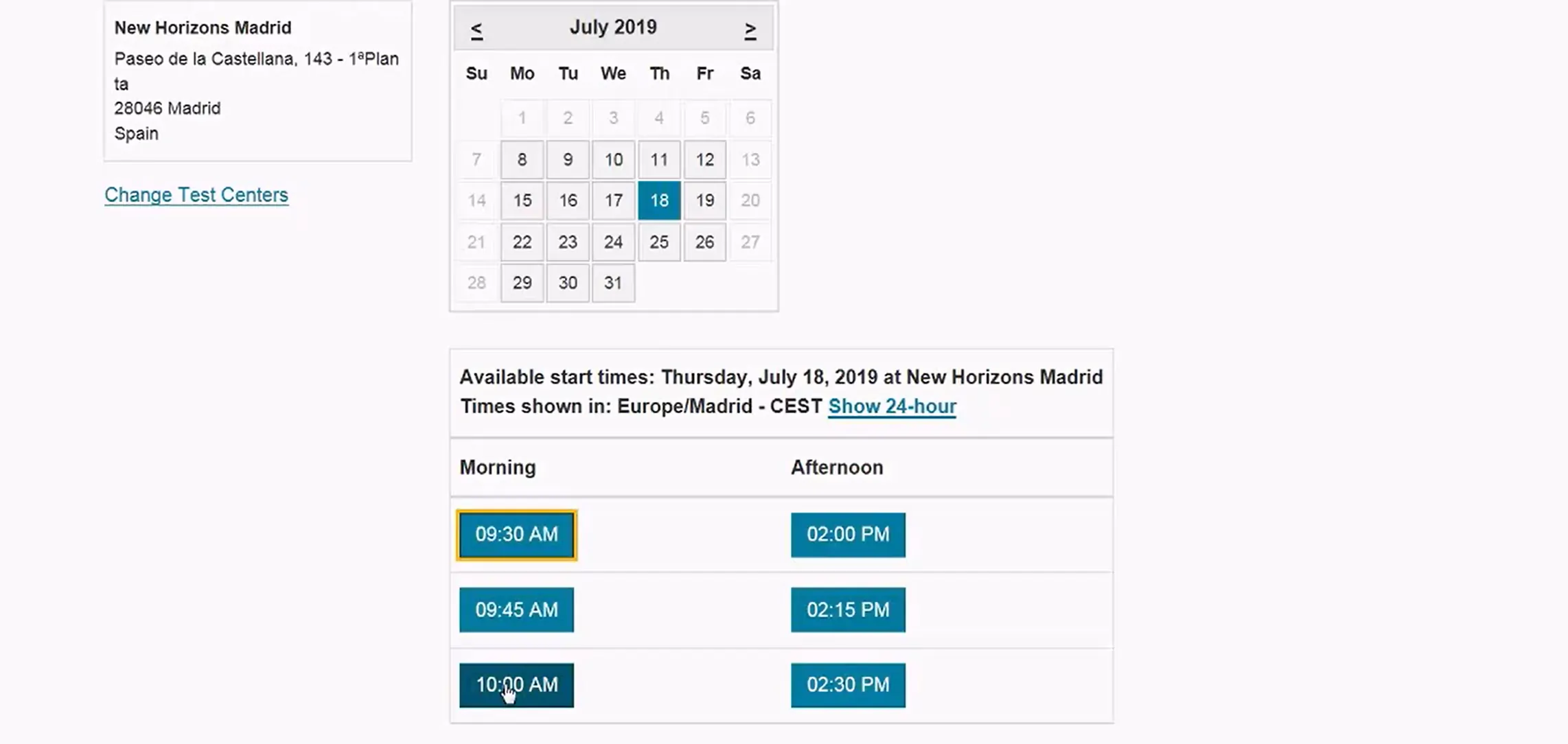 Detalles de examen PMI captura