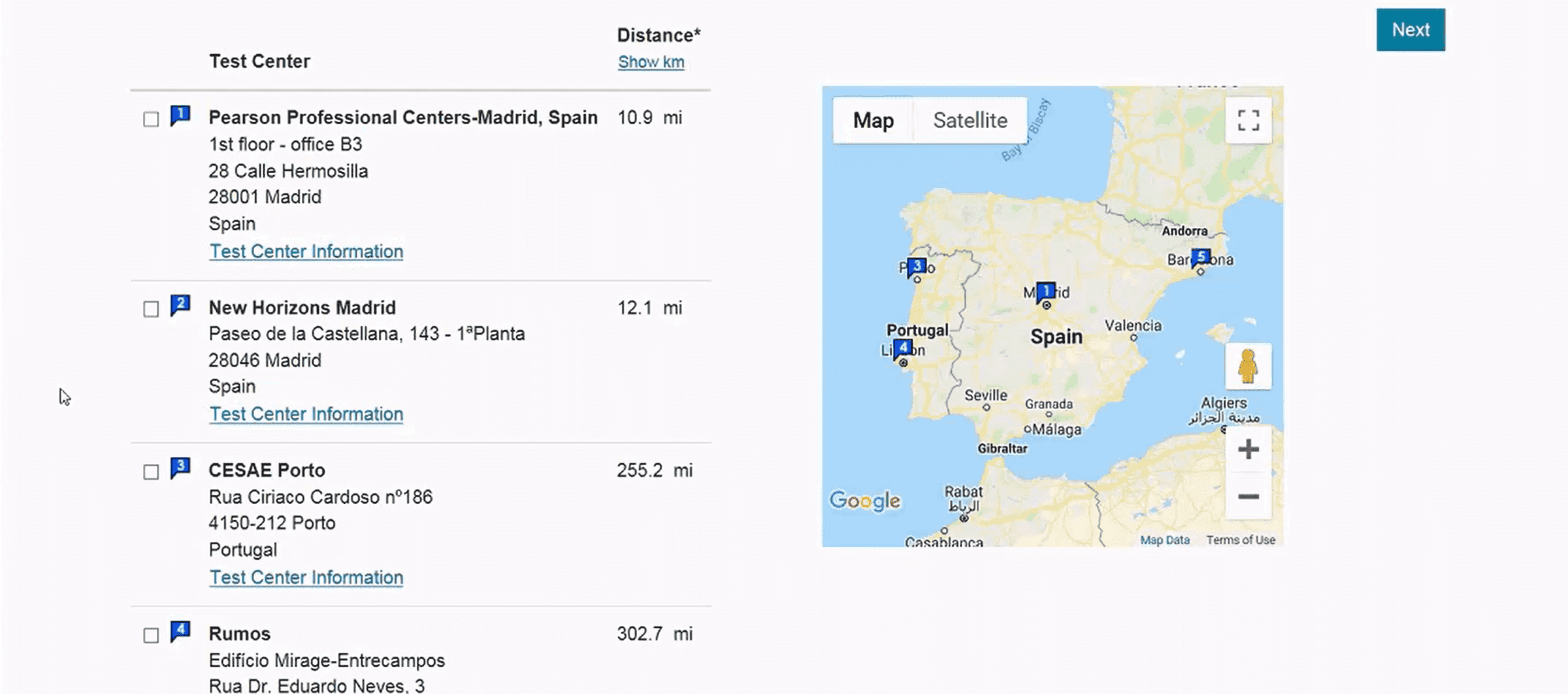 Detalles de examen PMI