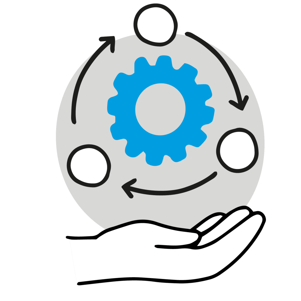 roles equipo ilustrado